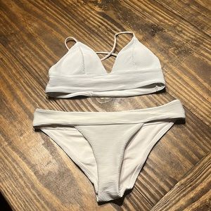 White bikini